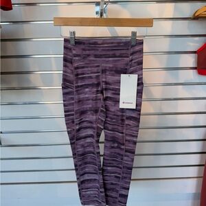 lululemon Speed Up Crop in Smoked Mulberry